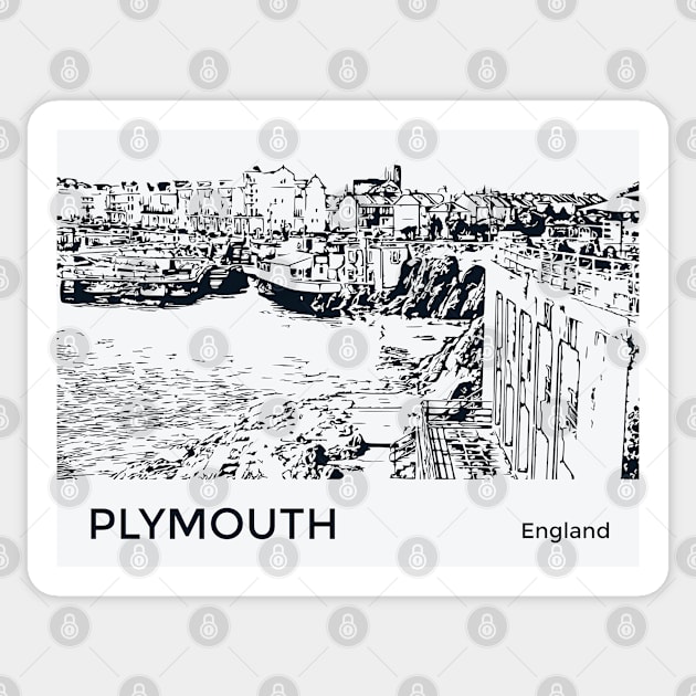 Plymouth England Sticker by Lakeric